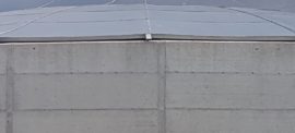 Capac rezervor din beton diametru 16 m SB